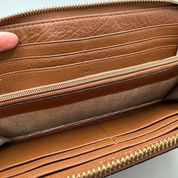 MICHAEL KORS Brown Zip Around Wallet - Picture 6 of 10